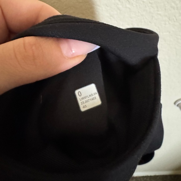 Lululemon Fast and‎ Free High-Rise Fleece Tight 28" *Pockets Size 0 in Black - Picture 10 of 10